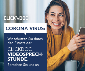 CORONA-VIRUS: Wir schützen Sie durch den Einsatz der ClickDoc Videosprechstunde - Sprechen Sie uns an